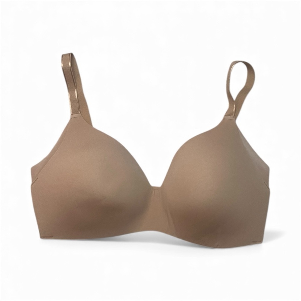 Knix Nude Wing Woman Contour Seamless Wire Free Bra sz 4 (32D,34C/D) EUC